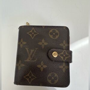 Louis Vuitton Brown Monogram Compact Wallet